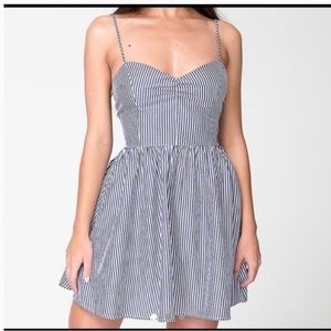 Chicwish back lace up striped dress